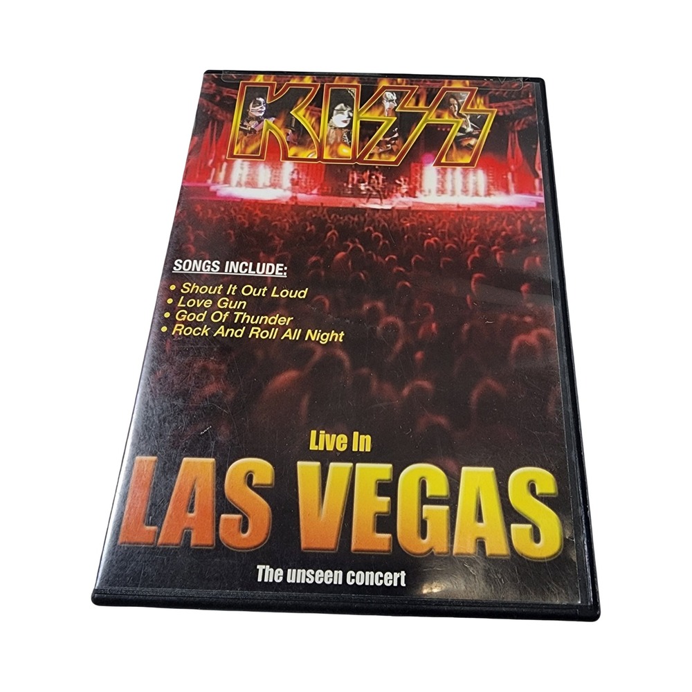 KISS Live In Las Vegas The Unseen Concert DVD 2005 Rock Music Pixelon PIX-7700